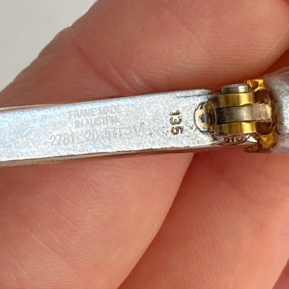 Vintage Christian Dior Eyeglasses Frames Retro 60s 70s Amber Yellow Glasses Demo - Picture 6 of 11